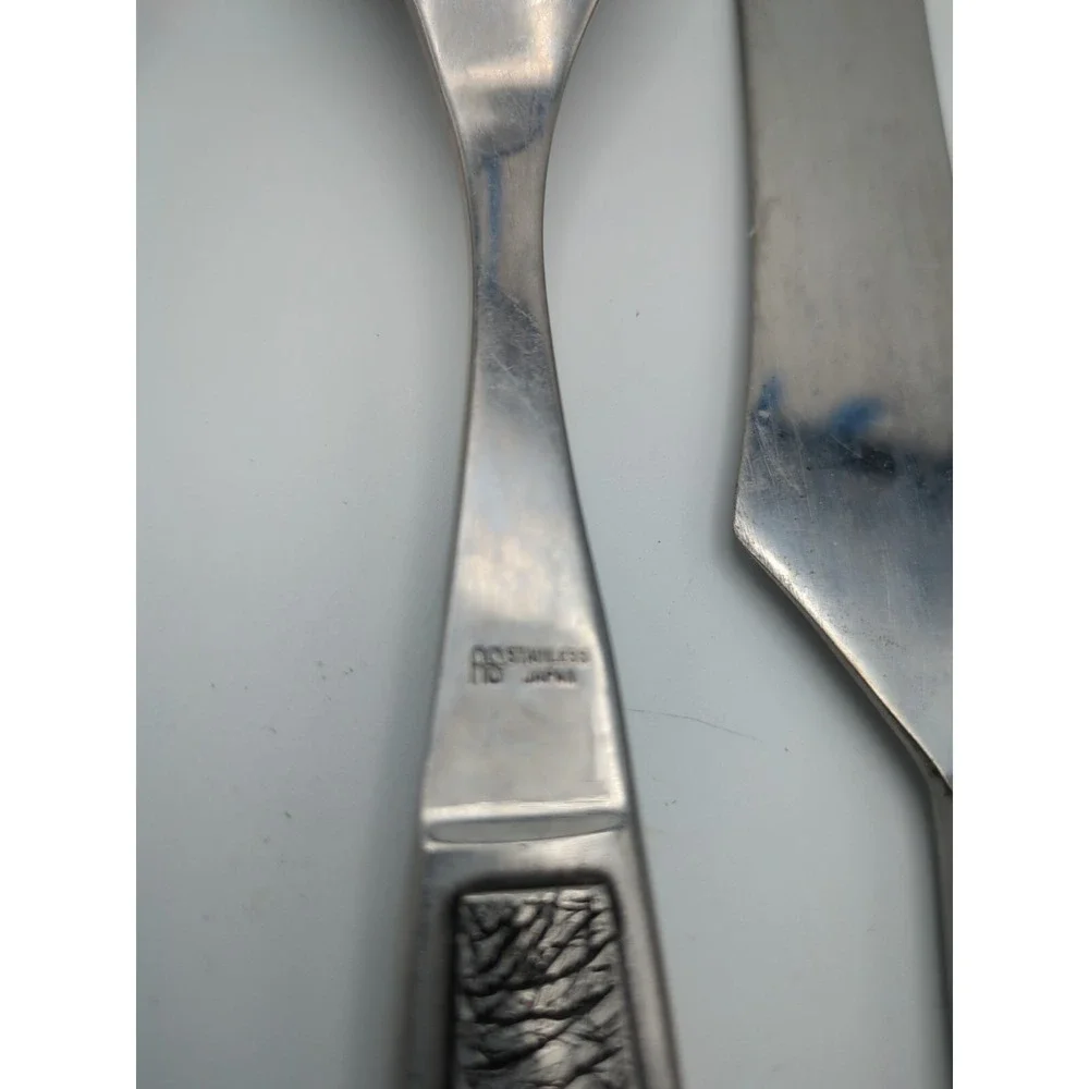 Arthur Salm Stainless Steel Hostess Serving Carving‎ Salad Set AS ASF3 MCM Japan
